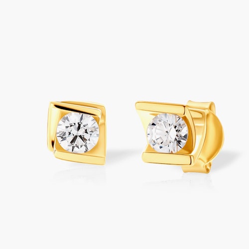 Kolczyki Savicki: złote, cyrkonie